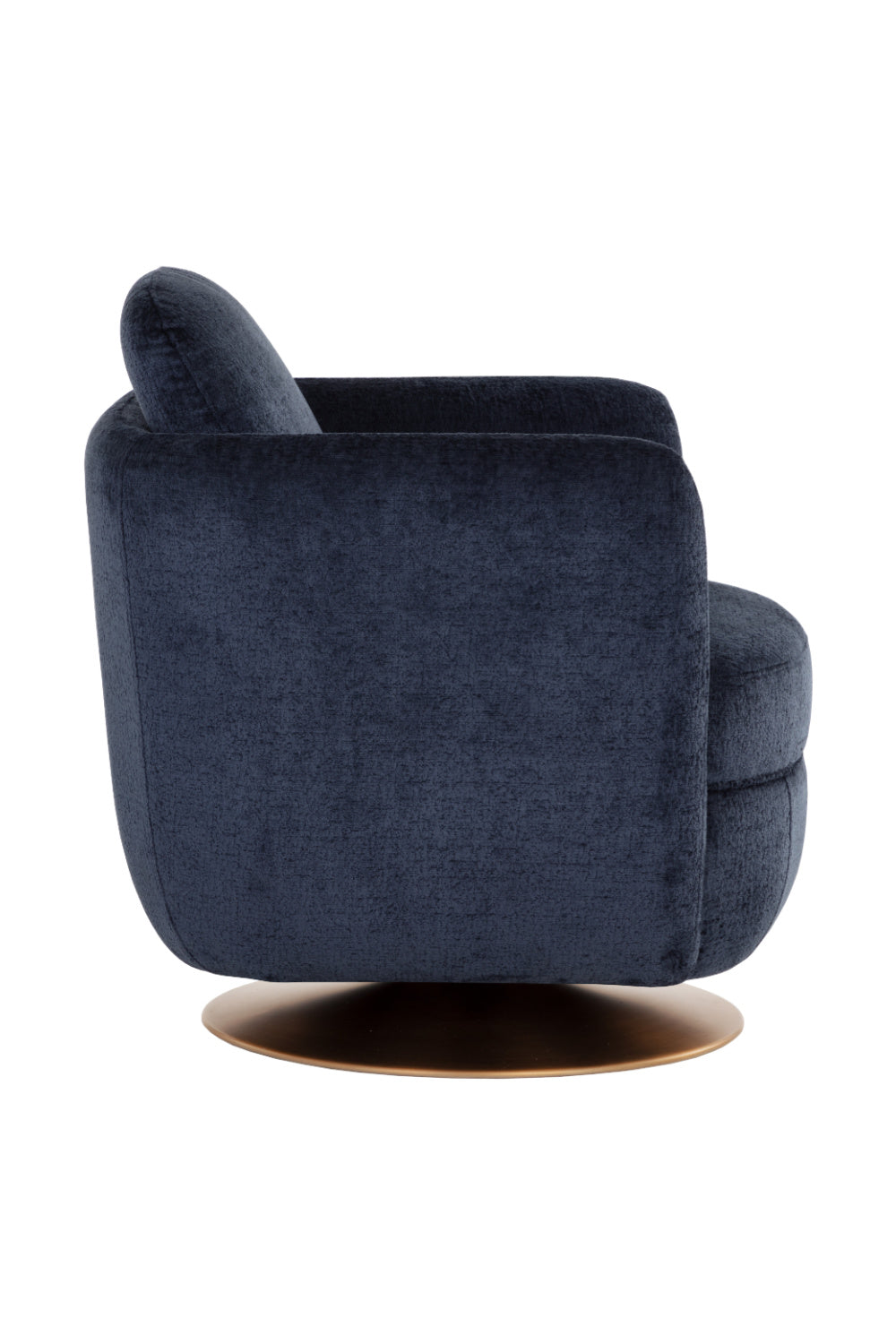   Modern European furniture - Gold Base Swivel Lounge Chair - www.oroa.com | Oroa.com