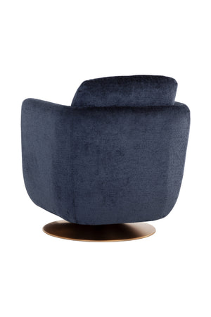   Modern European furniture - Gold Base Swivel Lounge Chair - www.oroa.com | Oroa.com