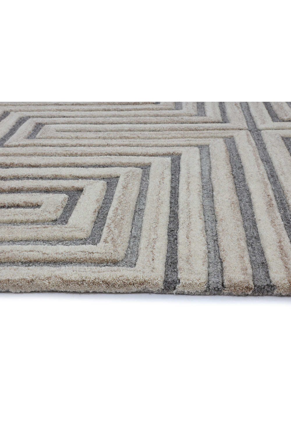 Hand-Tufted Beige Area Rug | Splendido Oslow | Oroa.com