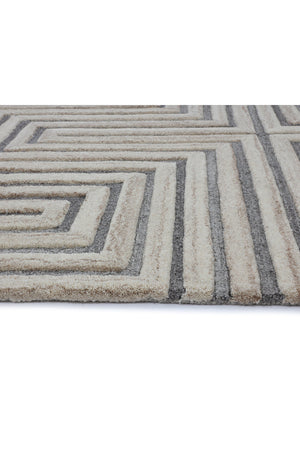 Hand-Tufted Beige Area Rug | Splendido Oslow | Oroa.com