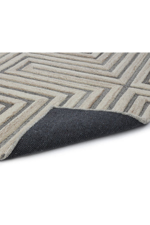 Hand-Tufted Beige Area Rug | Splendido Oslow | Oroa.com
