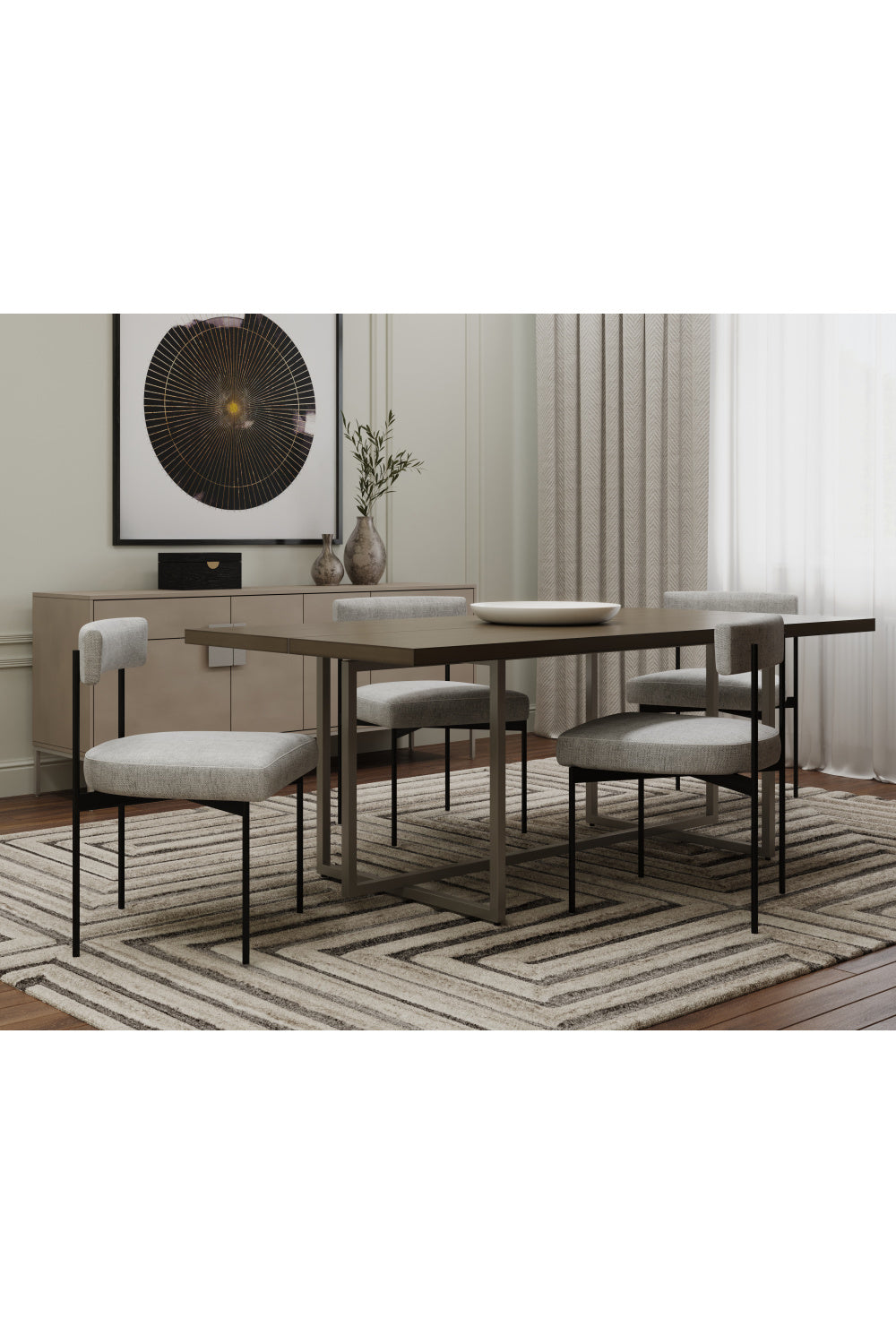 Hand-Tufted Beige Area Rug | Splendido Oslow | Oroa.com