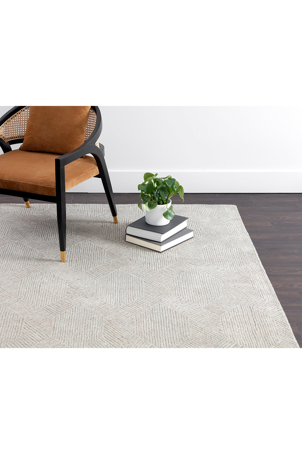 Gray Hand-tufted Area Rug | Splendido Calais | Oroa.com