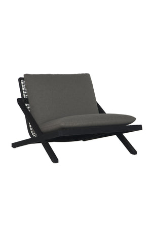 Modern European furniture - Teak Framed Indoor/Outdoor Lounge Chair - www.oroa.com