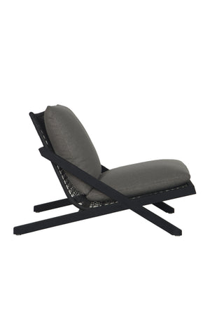 Modern European furniture - Teak Framed Indoor/Outdoor Lounge Chair - www.oroa.com