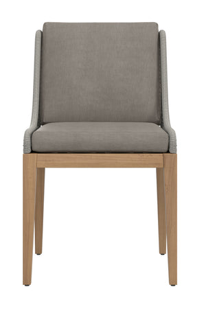 Modern European furniture - Contemporary Indoor/Outdoor Teak & Woven Dining Chair - www.oroa.com
