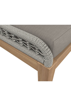 Modern European furniture - Contemporary Indoor/Outdoor Teak & Woven Dining Chair - www.oroa.com