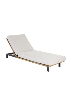 Modern European furniture - Natural Teak Sun Indoor/Outdoor Lounger - www.oroa.com