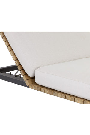 Modern European furniture - Natural Teak Sun Indoor/Outdoor Lounger - www.oroa.com