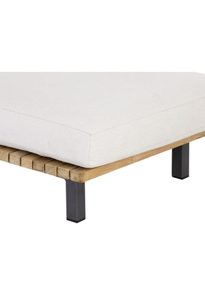 Modern European furniture - Natural Teak Sun Indoor/Outdoor Lounger - www.oroa.com