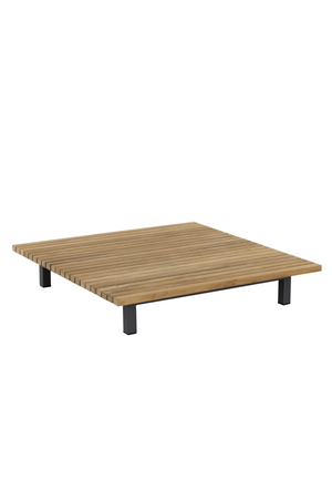   Modern European furniture - Slatted Teak Indoor/Outdoor Coffee Table - www.oroa.com | Oroa.com