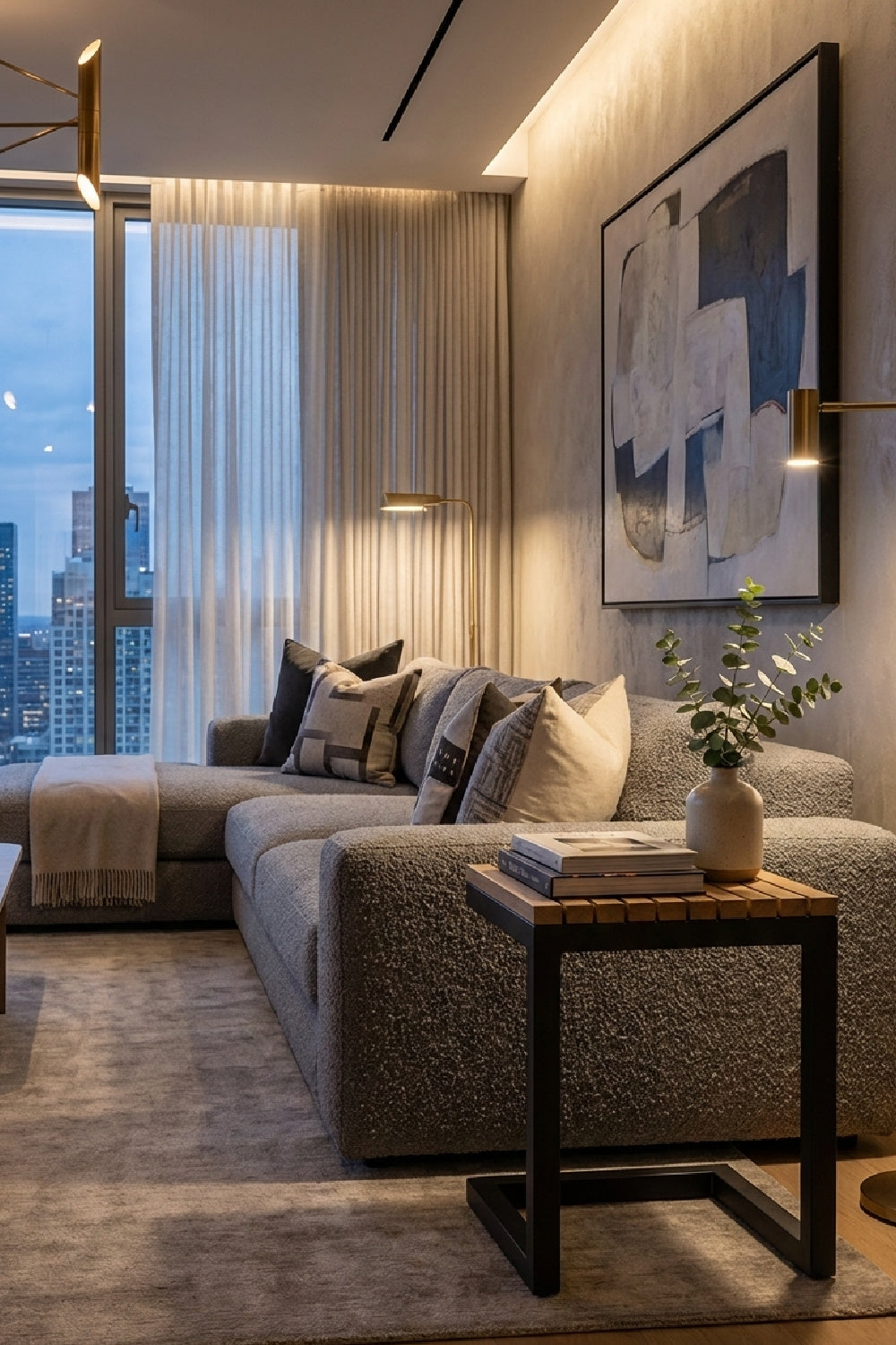   Modern European furniture - C-Shaped Teak Indoor/Outdoor End Table - www.oroa.com | Oroa.com