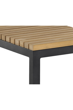   Modern European furniture - C-Shaped Teak Indoor/Outdoor End Table - www.oroa.com | Oroa.com