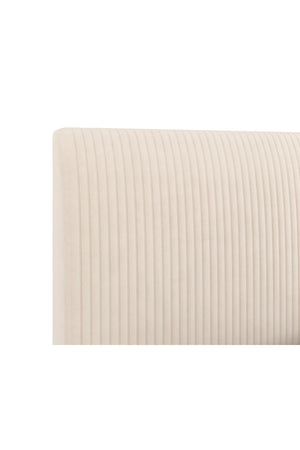 Modern European furniture - Cream Tufted Bed - www.oroa.com