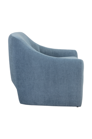 Modern European furniture - Mid-Century Blue Lounge Chair - www.oroa.com