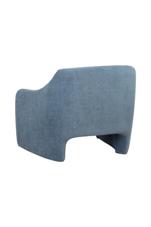Modern European furniture - Mid-Century Blue Lounge Chair - www.oroa.com