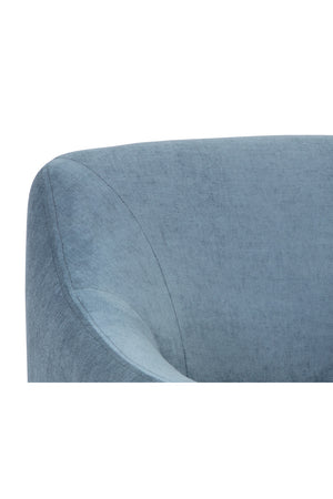 Modern European furniture - Mid-Century Blue Lounge Chair - www.oroa.com