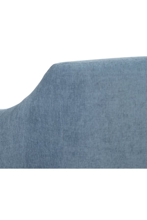 Modern European furniture - Mid-Century Blue Lounge Chair - www.oroa.com
