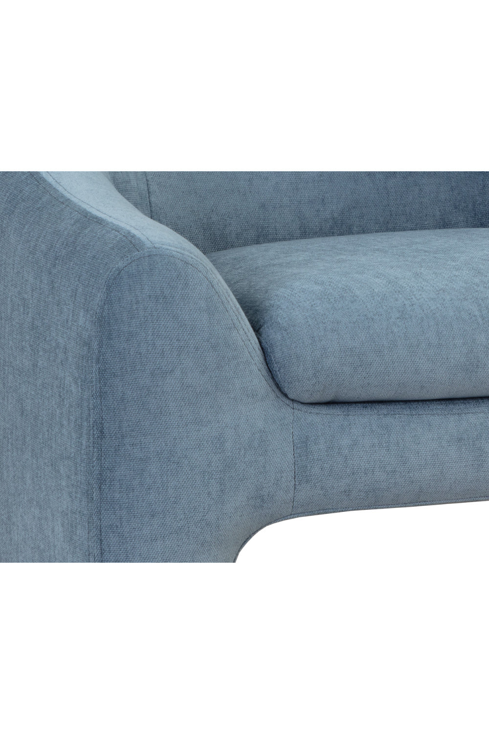 Modern European furniture - Mid-Century Blue Lounge Chair - www.oroa.com