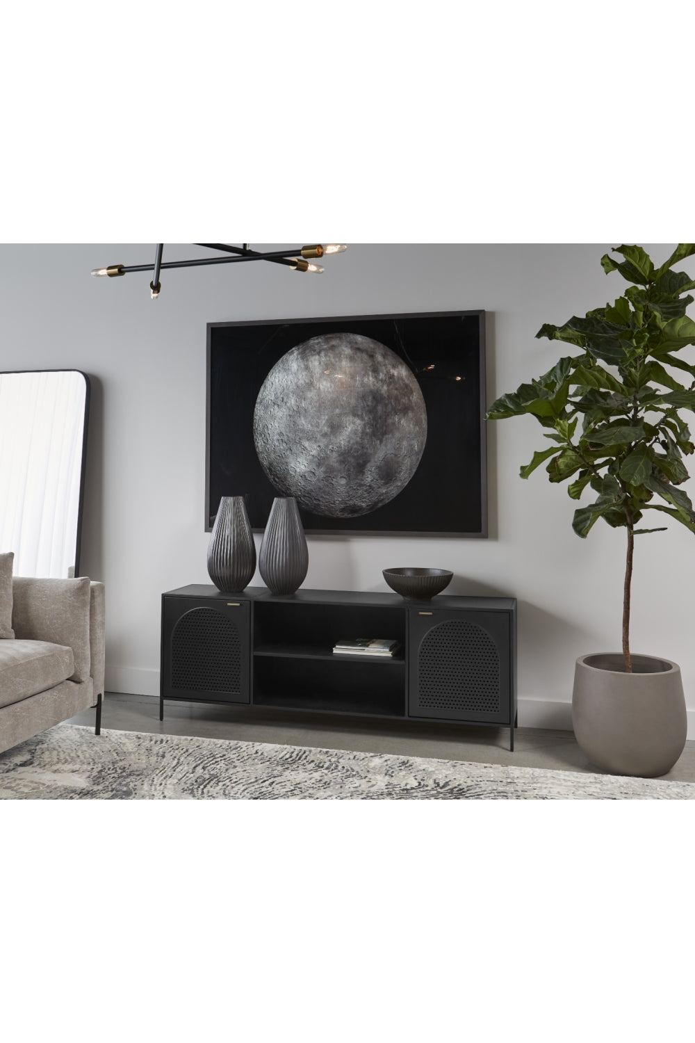   Modern European furniture - Black Metal Storage Cabinet - www.oroa.com | Oroa.com