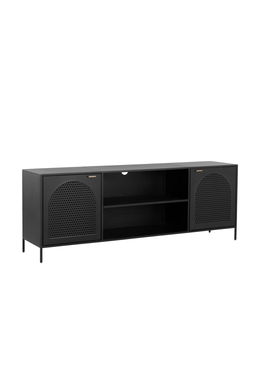   Modern European furniture - Black Metal Storage Cabinet - www.oroa.com | Oroa.com