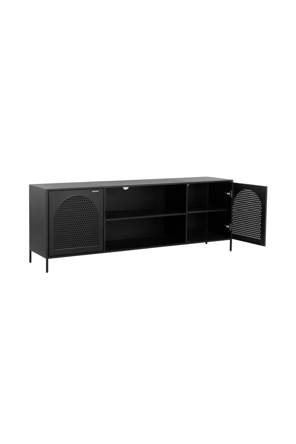   Modern European furniture - Black Metal Storage Cabinet - www.oroa.com | Oroa.com