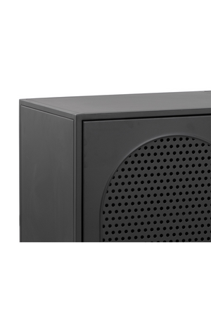   Modern European furniture - Black Metal Storage Cabinet - www.oroa.com | Oroa.com