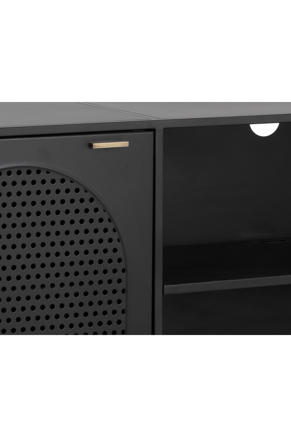   Modern European furniture - Black Metal Storage Cabinet - www.oroa.com | Oroa.com