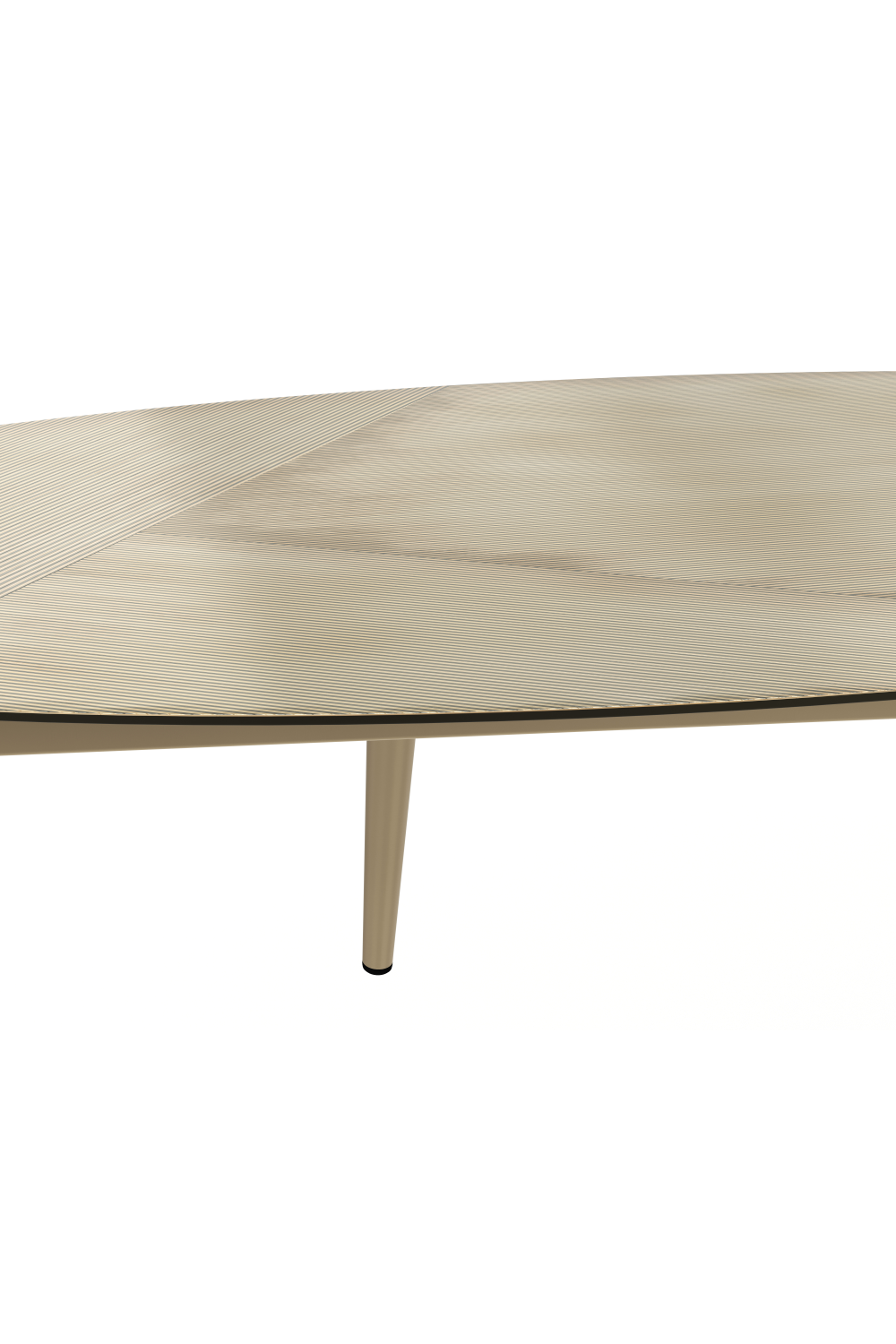   Modern European furniture - Oval Antique Brass Coffee Table - www.oroa.com | Oroa.com
