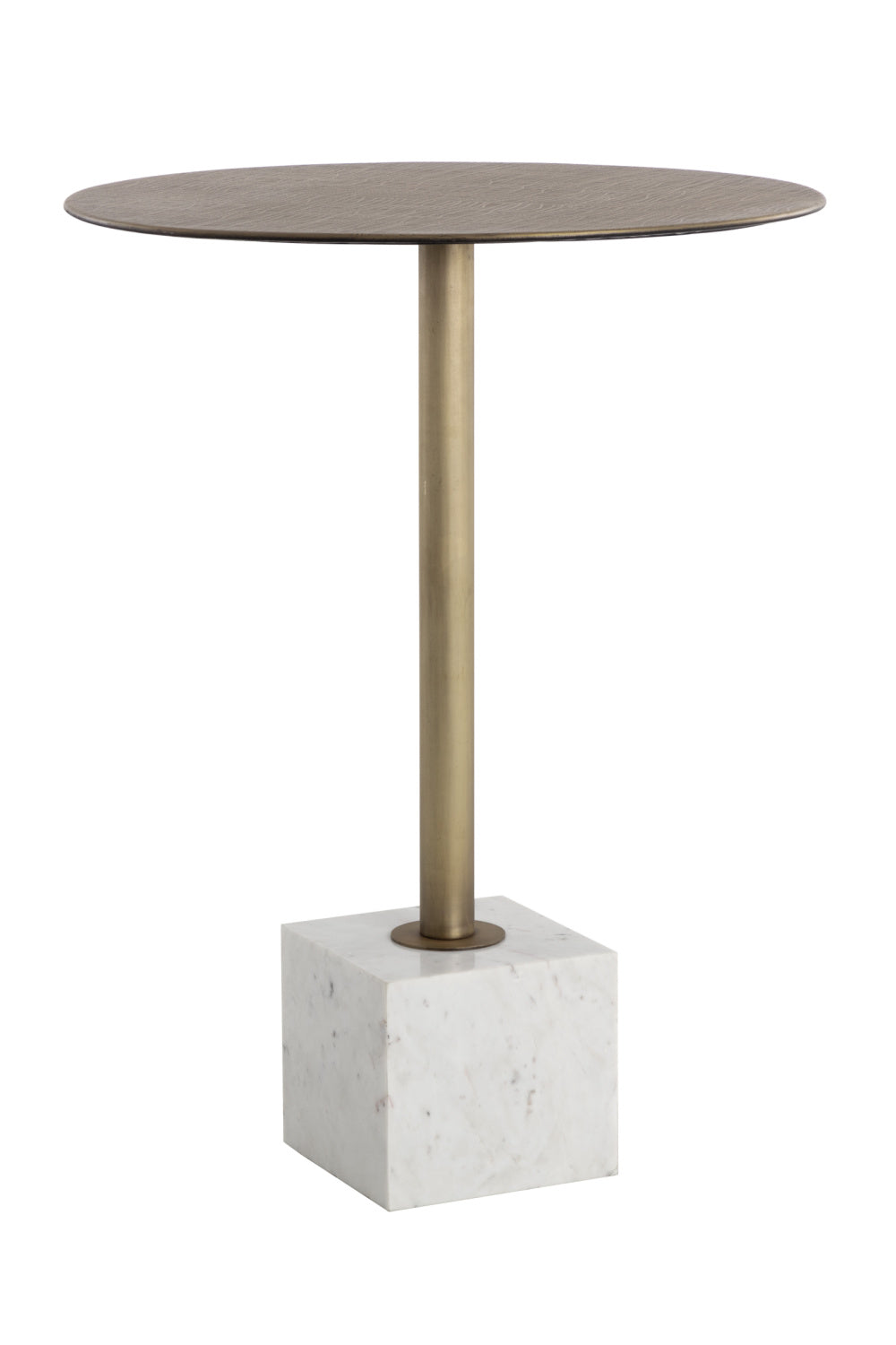 Modern European furniture - Marble Round Bar Table - www.oroa.com
