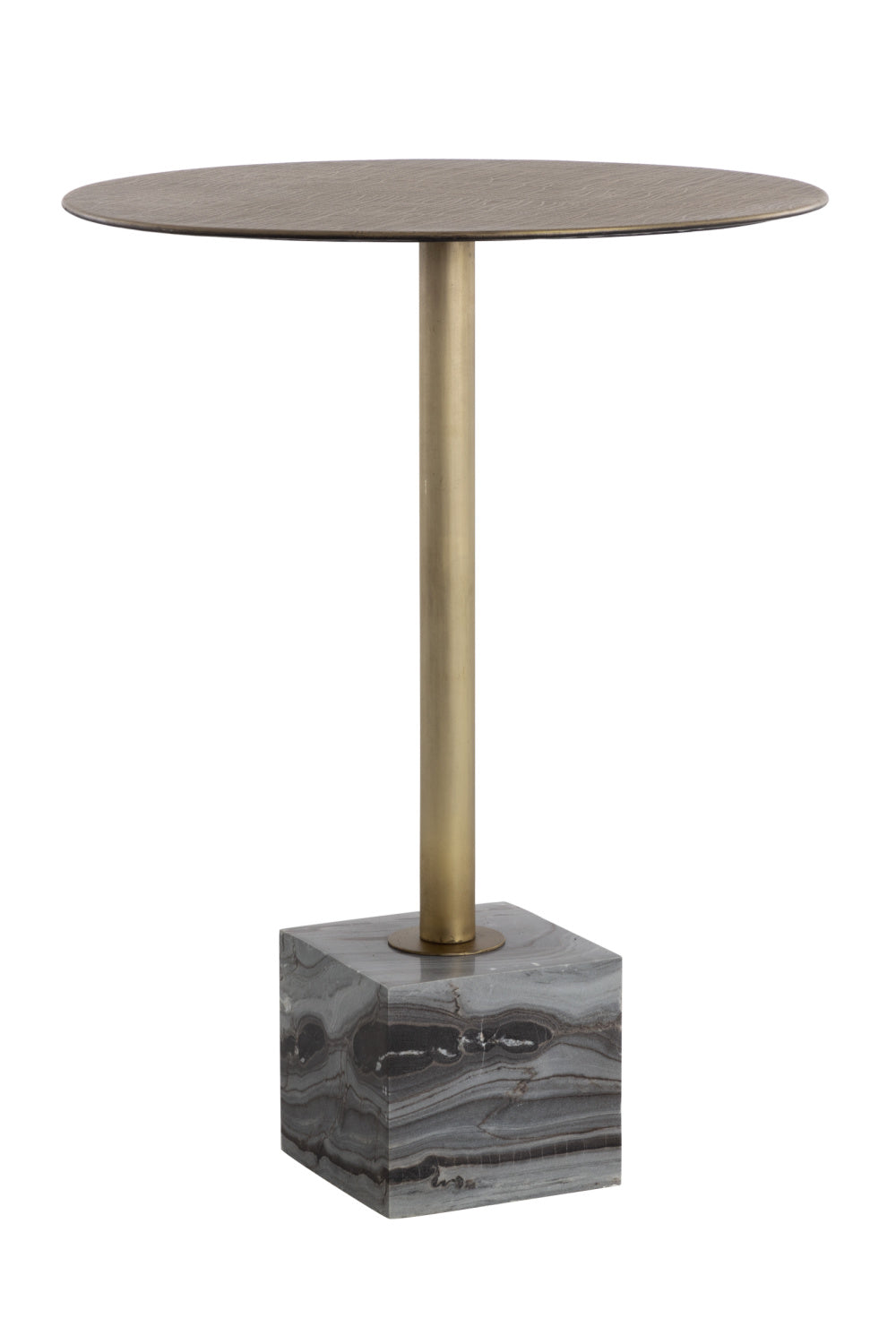 Modern European furniture - Marble Round Bar Table - www.oroa.com