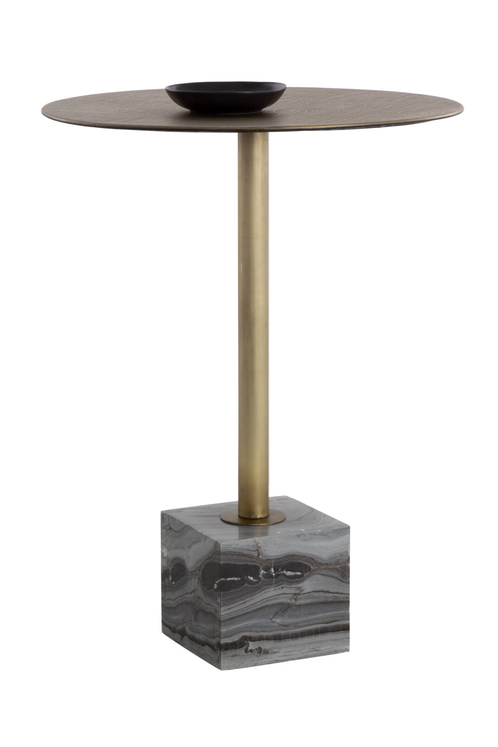 Modern European furniture - Marble Round Bar Table - www.oroa.com