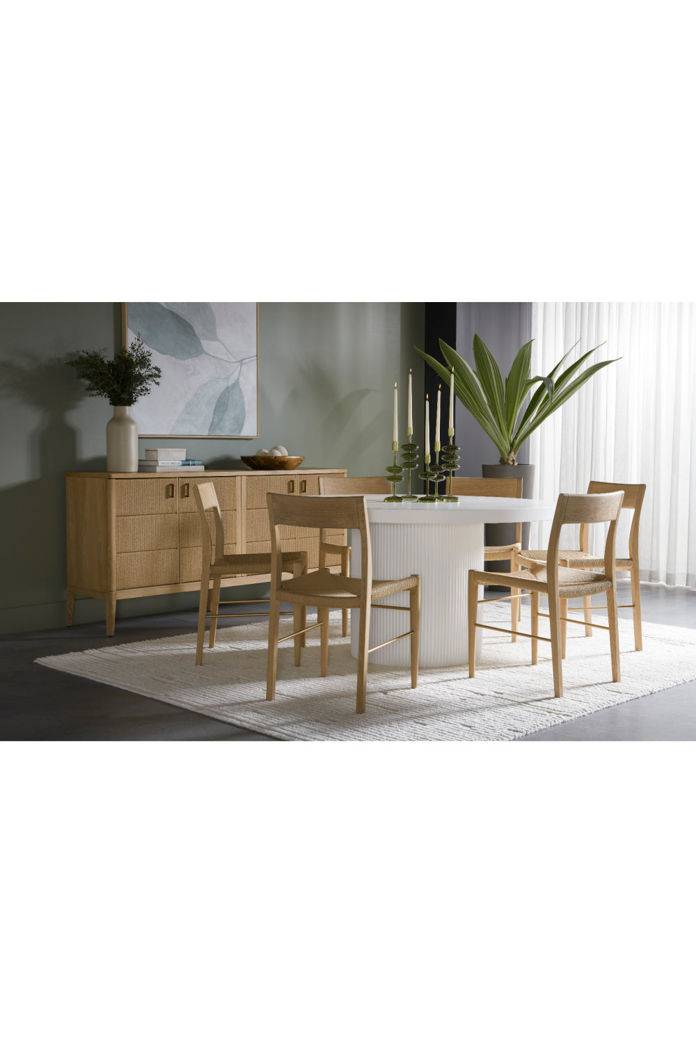 Modern European furniture - White Concrete Indoor/Outdoor Dining Table - www.oroa.com