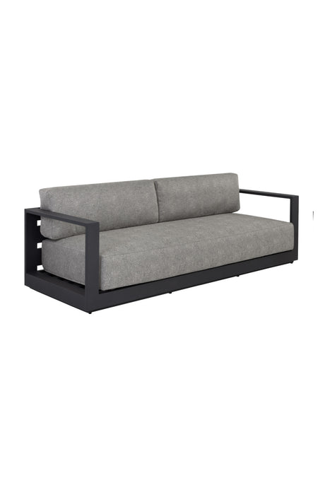 Modern European furniture - Gray Padded Outdoor Sofa - www.oroa.com