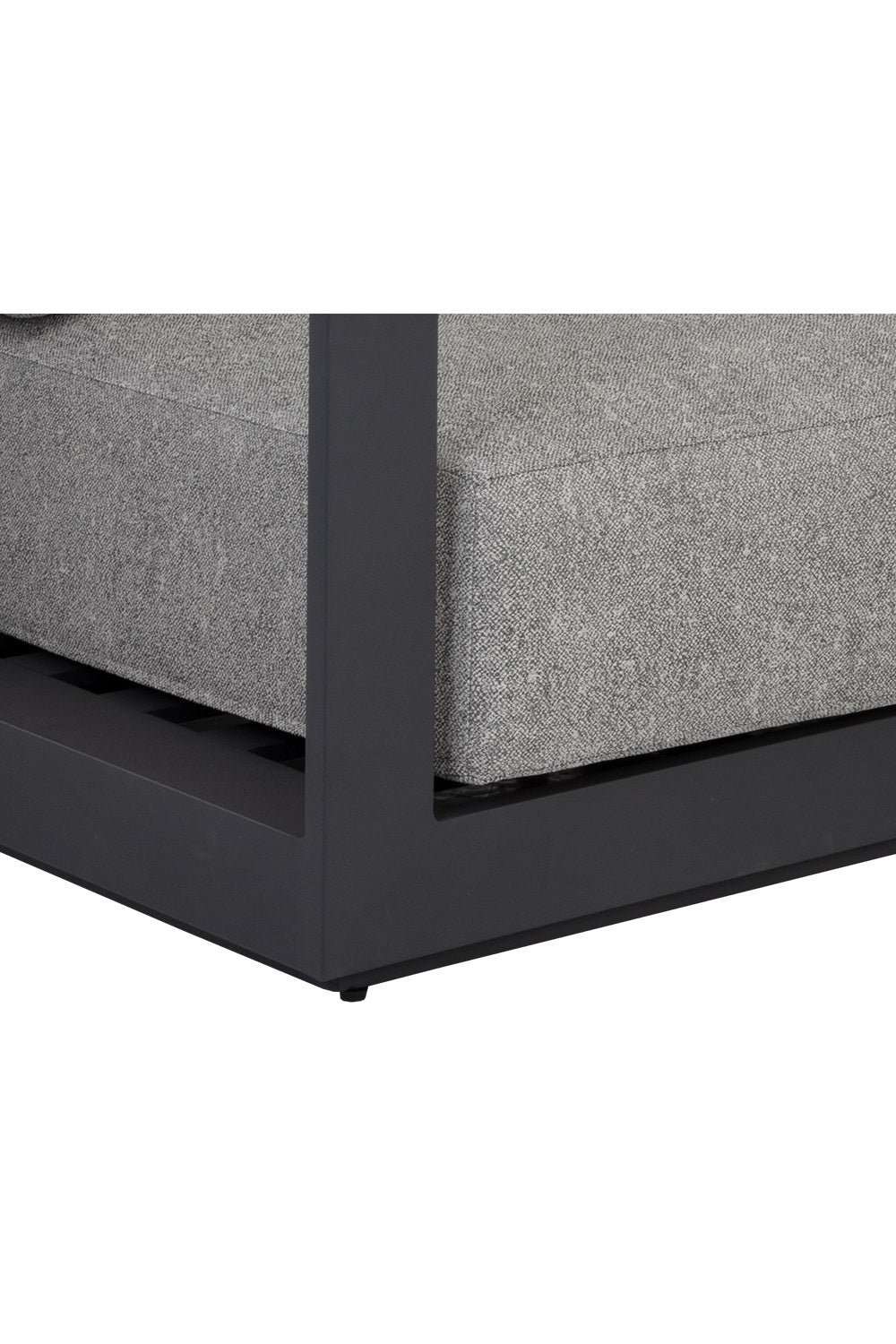 Modern European furniture - Gray Padded Outdoor Sofa - www.oroa.com