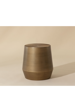   Modern European furniture - Etched Aluminum End Table - www.oroa.com | Oroa.com