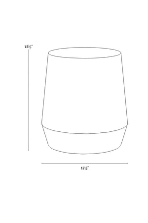   Modern European furniture - Etched Aluminum End Table - www.oroa.com | Oroa.com