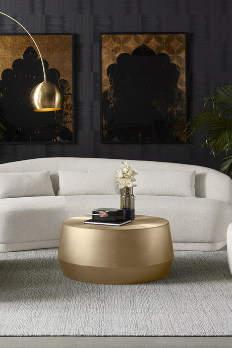   Modern European furniture - Etched Aluminum Coffee Table - www.oroa.com | Oroa.com