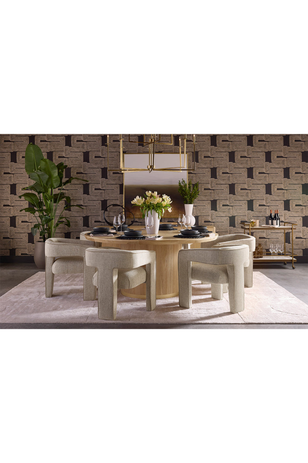 Modern European furniture - Beige Modern Dining Chair - www.oroa.com