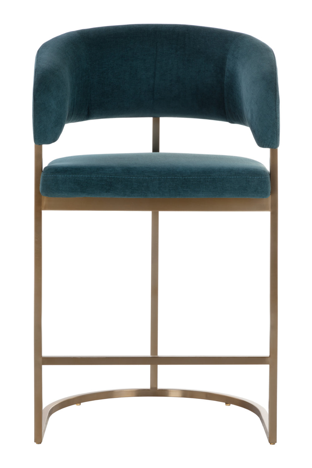 Modern European furniture - Blue Cantilevered Counter Stool - www.oroa.com