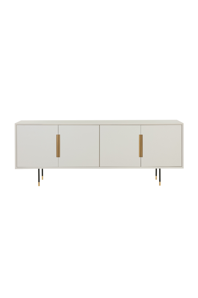 Modern European furniture - 4-Door Cream Modern Sideboard - www.oroa.com