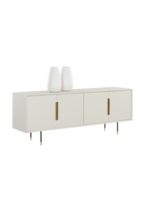   Modern European furniture - 4-Door Cream Modern Sideboard - www.oroa.com | Oroa.com