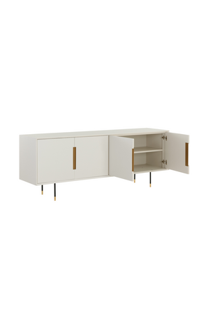   Modern European furniture - 4-Door Cream Modern Sideboard - www.oroa.com | Oroa.com