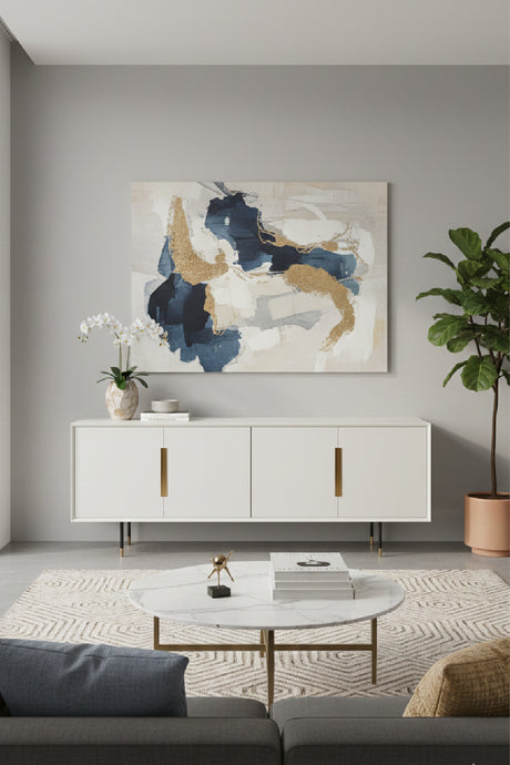   Modern European furniture - 4-Door Cream Modern Sideboard - www.oroa.com | Oroa.com