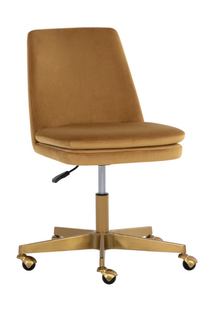   Modern European furniture - Matte Gold Base Office Chair - www.oroa.com | Oroa.com