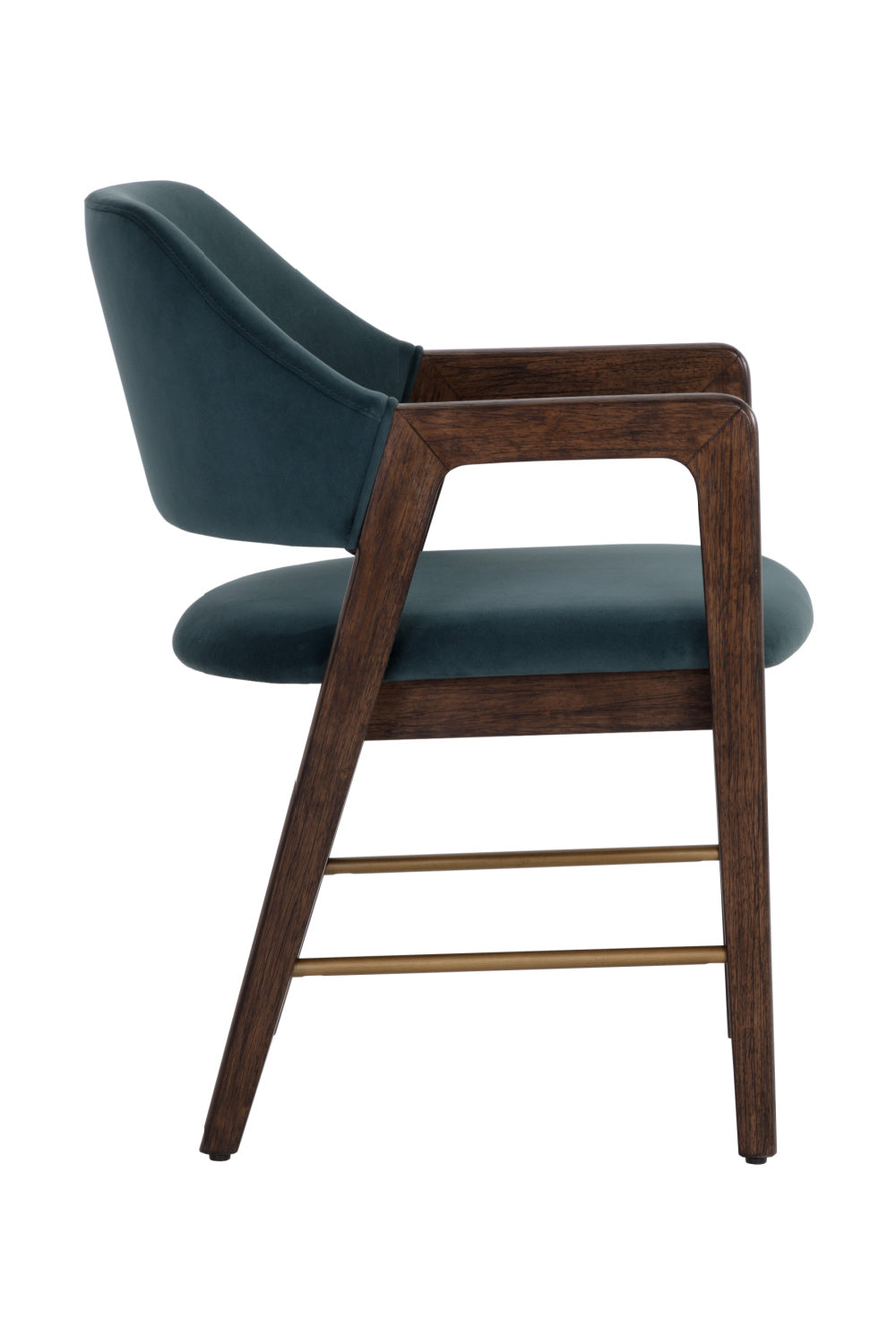 Modern European furniture - Smoked Acacia Frame Dining Chair - www.oroa.com