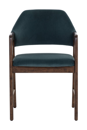 Modern European furniture - Smoked Acacia Frame Dining Chair - www.oroa.com