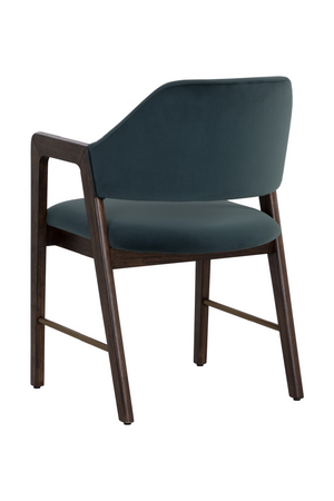 Modern European furniture - Smoked Acacia Frame Dining Chair - www.oroa.com