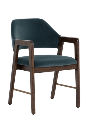 Modern European furniture - Smoked Acacia Frame Dining Chair - www.oroa.com