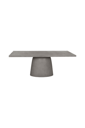 Modern European furniture - Gray Indoor/Outdoor Dining Table - www.oroa.com